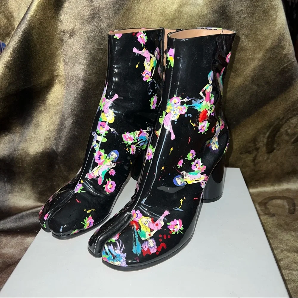 Maison martin margiela manga characters tabi boots size 38 - Picture 2 of 10